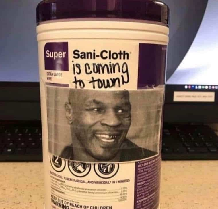 8. Sani-Cloth is Coming to Town