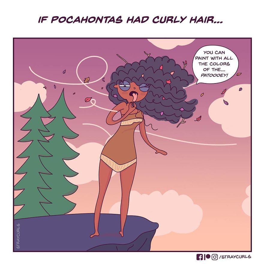 If Pocahontas had curly hair...
