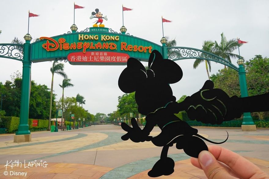 Being Dragged by His Girlfriend.