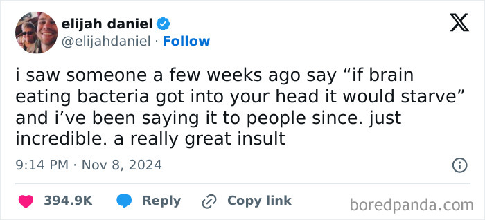 This is a very old-school insult.