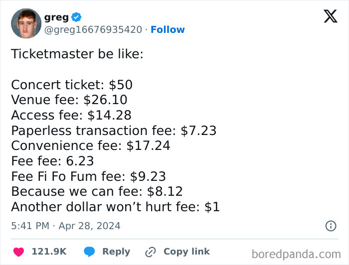 49. Ticketmaster, the enemy of all