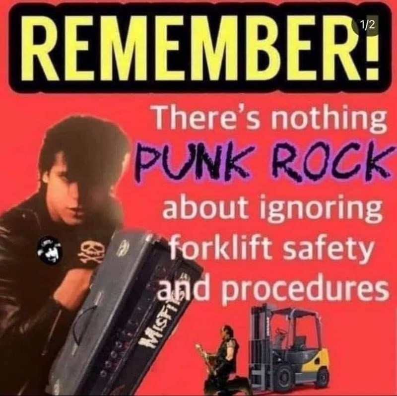 16. Rocking out to safety standardsābecause rebellion has its limits.