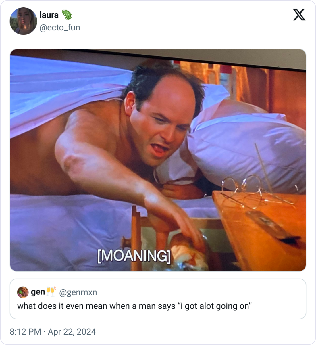 18. When you have a lot going on