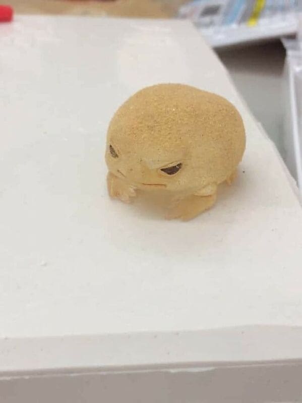 "Who so serious, frog?"