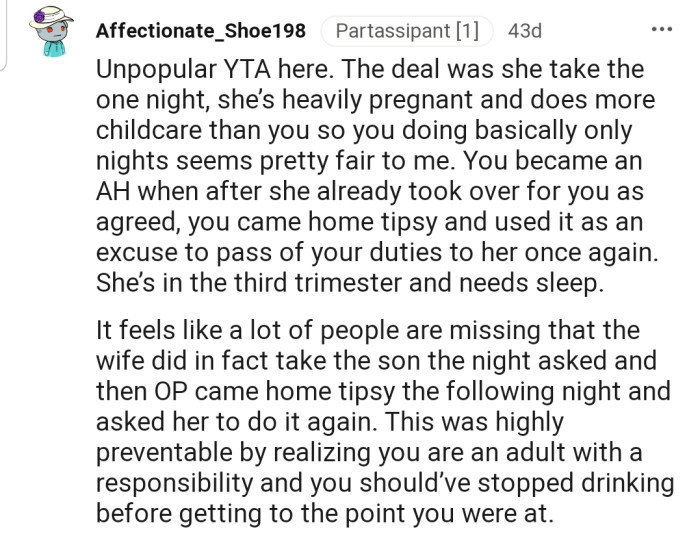 This Redditor has an unpopular opinion to give