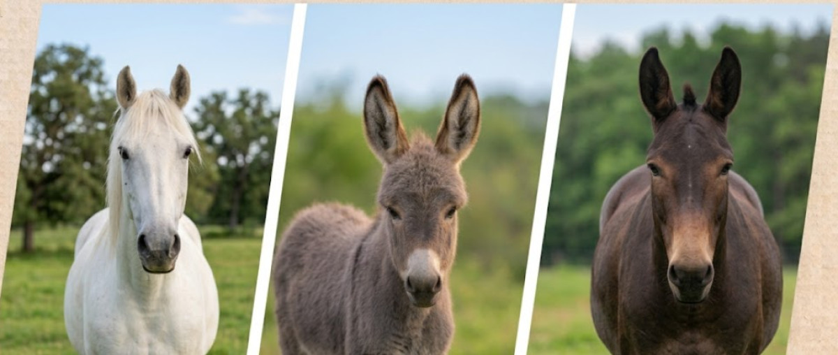Horse vs Donkey vs Mule: How to Tell Them Apart