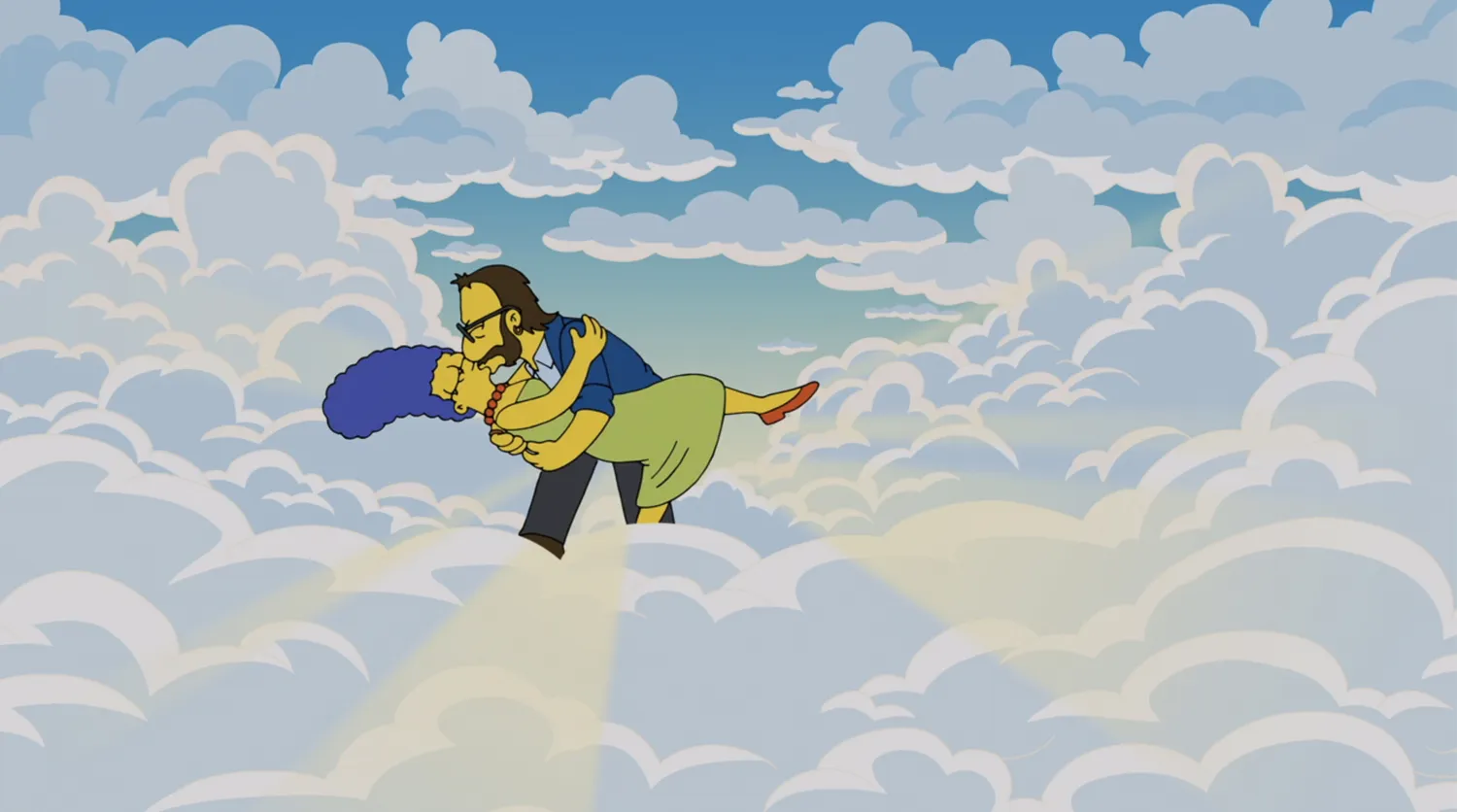 Marge and Ringo Starr together in heaven