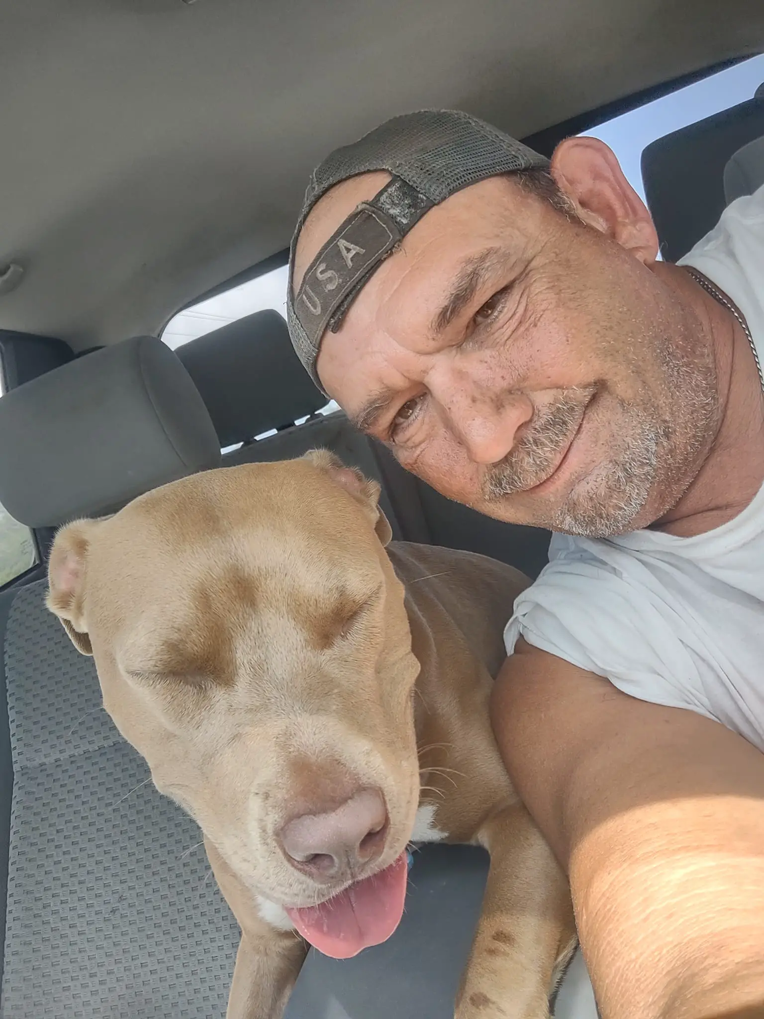 Keith "Kiwi" Soffes and his dog, Monster, are best buddies, always together.