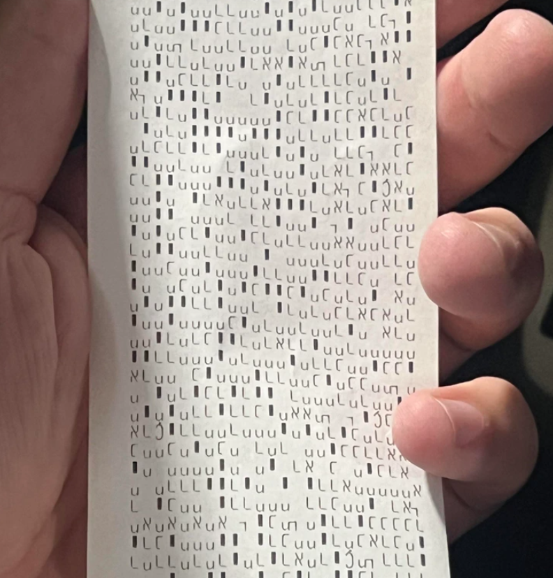 10. "I stumbled upon this peculiar receipt left at the gas pump in Baker, CA."