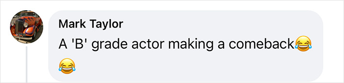 The Duchess being described as a “B” grade actor