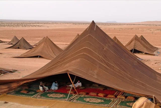 4. "Bedouin Tents in Morocco"