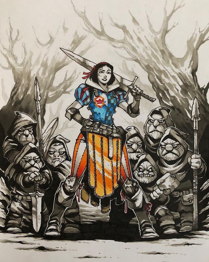 "Snow White And The Seven Angry Dwarves"