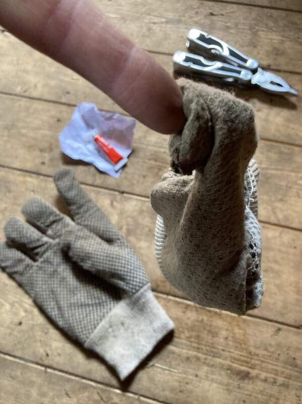 18. “Wear gloves…” they said, “then you won’t superglue your fingers together like a numpty…” “If you know…”