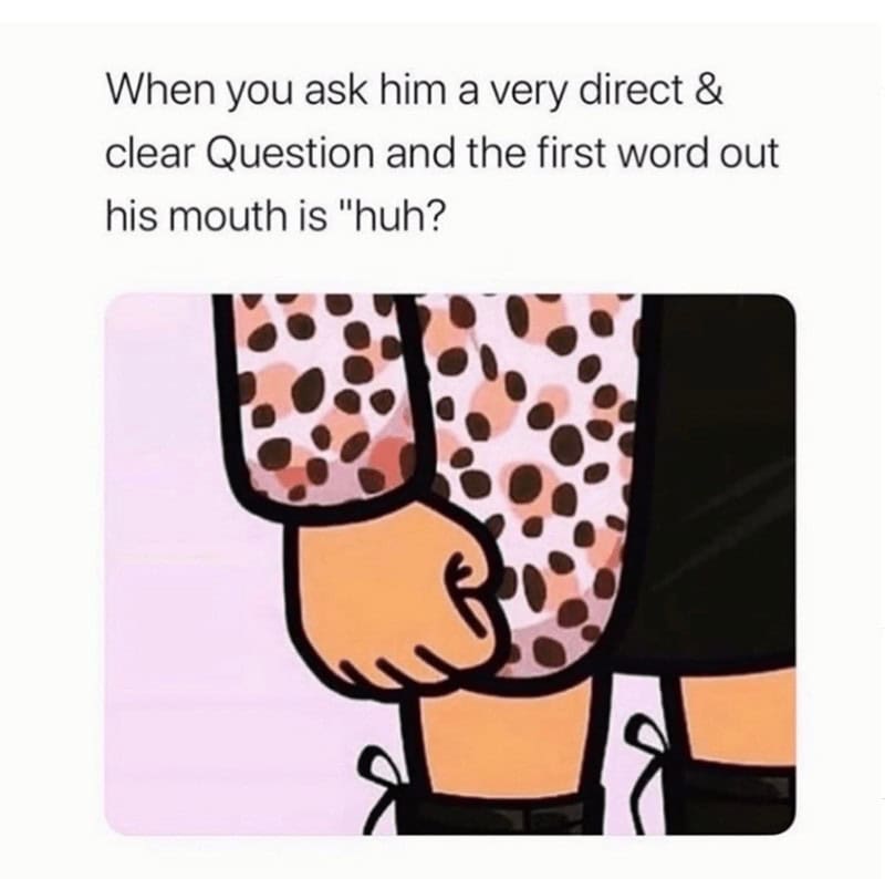 “Cat got your tongue?”