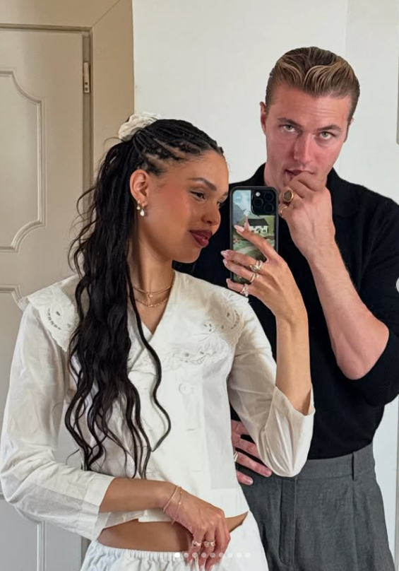 Nara and her husband, model Lucky Blue Smith.