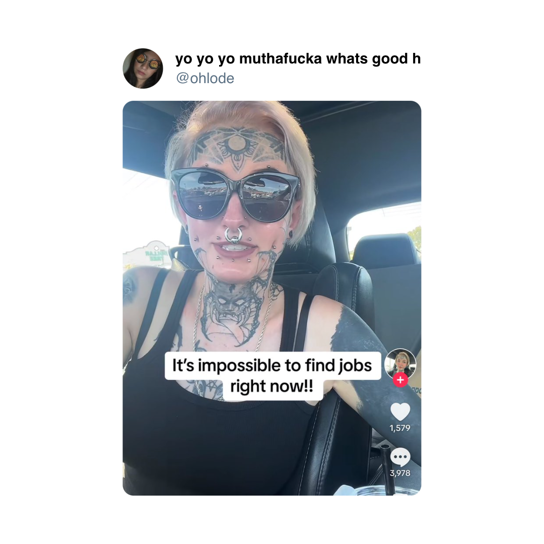 19. When you're fully inked, but your resume says 'adaptable to all environments.'