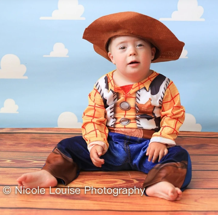 17. Jackson Vaughan, at the tender age of 2, steps into the boots of Sheriff Woody from Toy Story with undeniable charm.