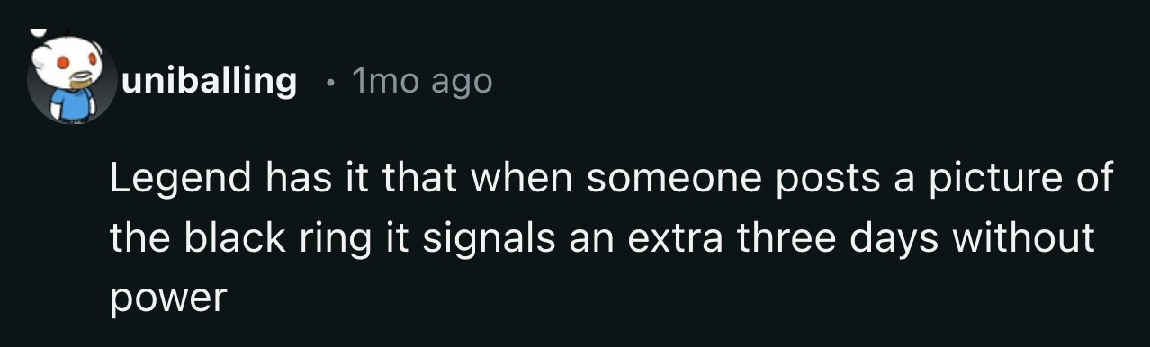 Some say they are the souls of dying transformers that signal power outages.