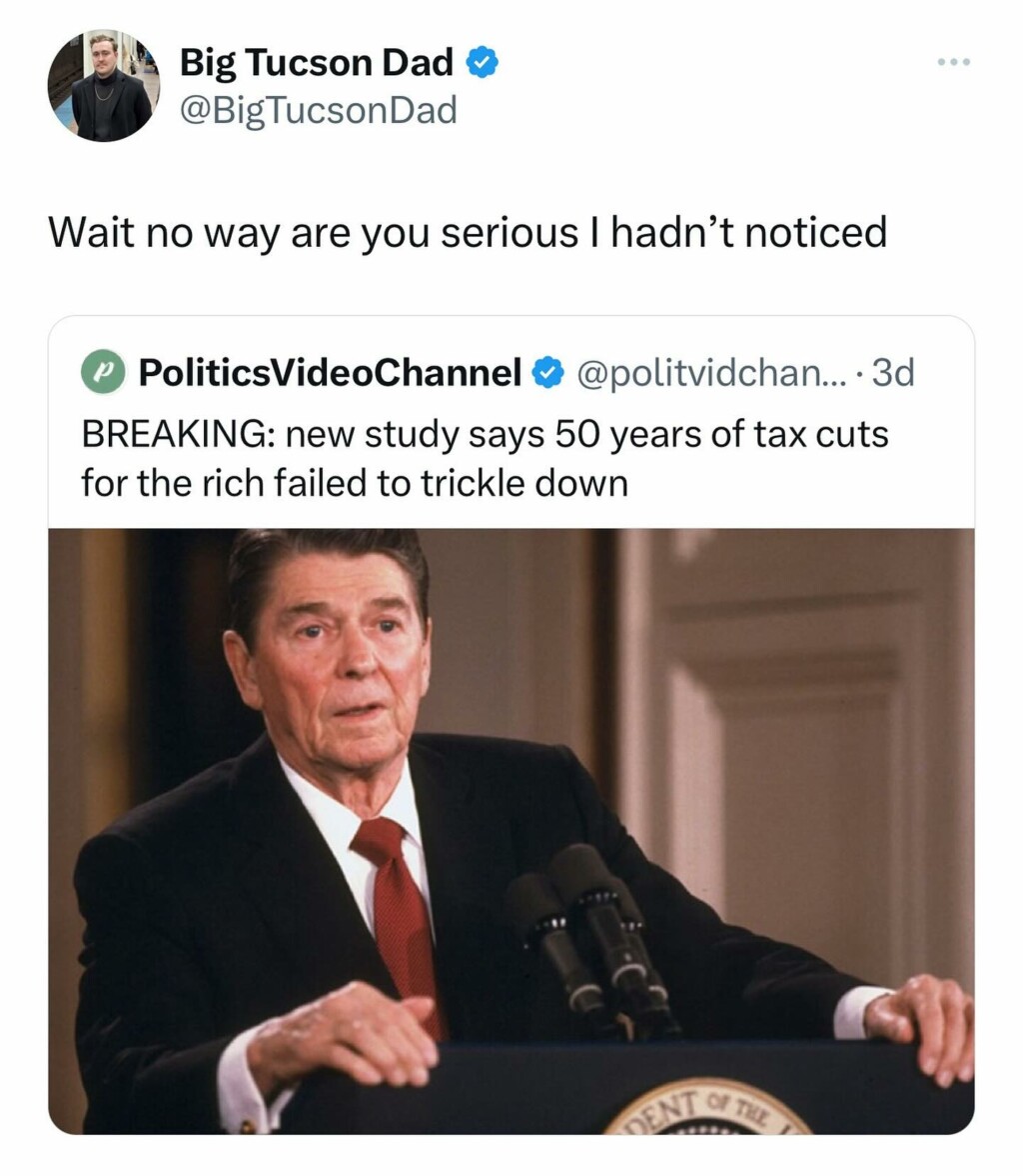 49. Years of tax cuts for the rich