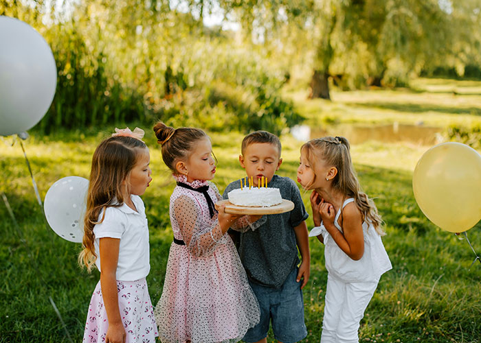 3. When a 6-year-old’s birthday bash gets raided, but the only thing popping is the karaoke machine