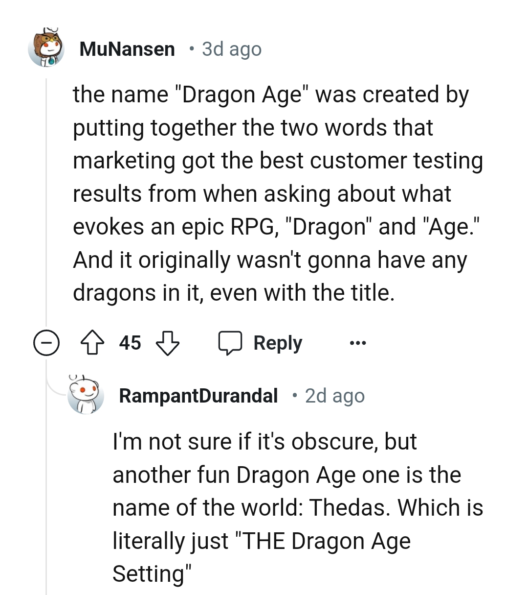 16. Dragon Age Originally Wasn't Going to Have Any Dragons