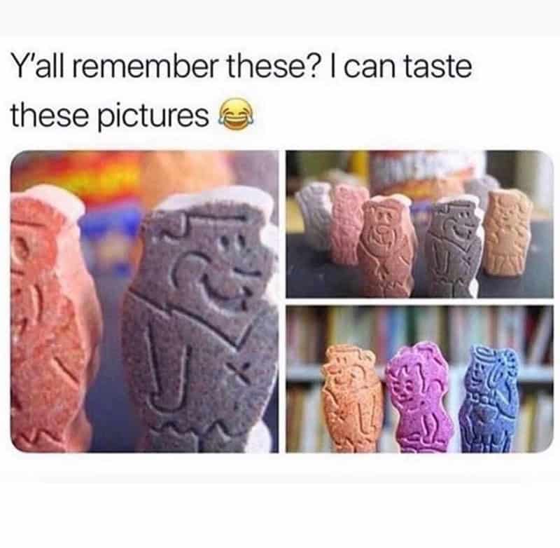 "Anyone else remember taking these? Lol "