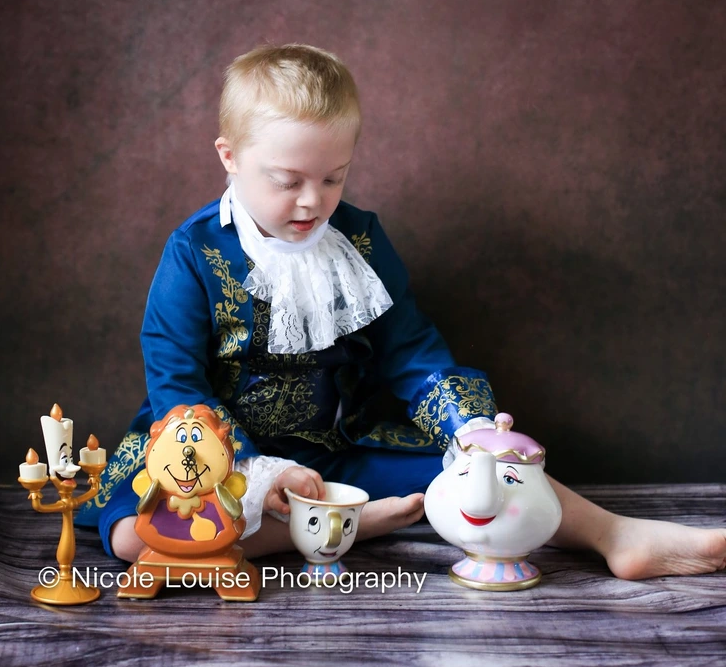 8. Jensen Pointon, aged 6, transforms into the formidable yet compassionate Beast from Beauty and the Beast, capturing the character's complexity with remarkable depth at such a young age.