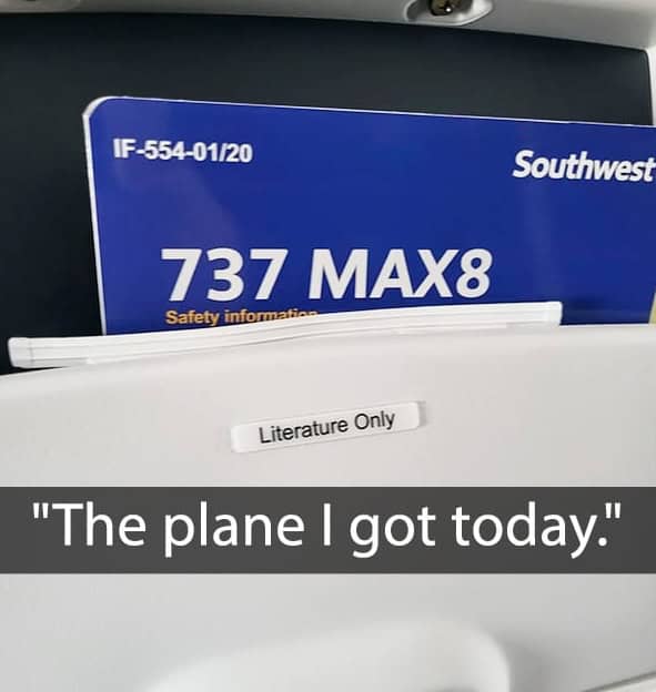 34. "Not sure why the group of teenagers is that excited and noisy, yelling at one another across the aisle on a 6 a.m. flight. Old people like me just want to sleep, sit tight, and avoid being sucked out of the plane midair."