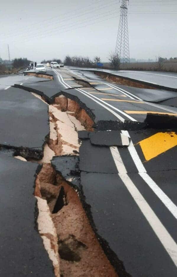 22. “Road in Hatay/Turkey after earthquake.”