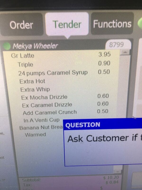 3. "How many pumps, sir?"