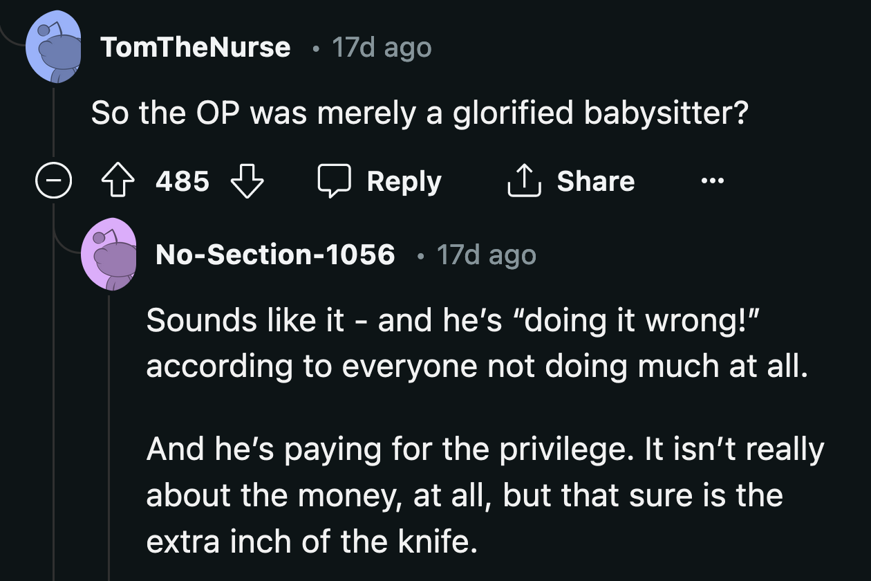 Poor OP couldn't even focus on his grief and his children's welfare because he was too busy putting out fires his stepkids set.