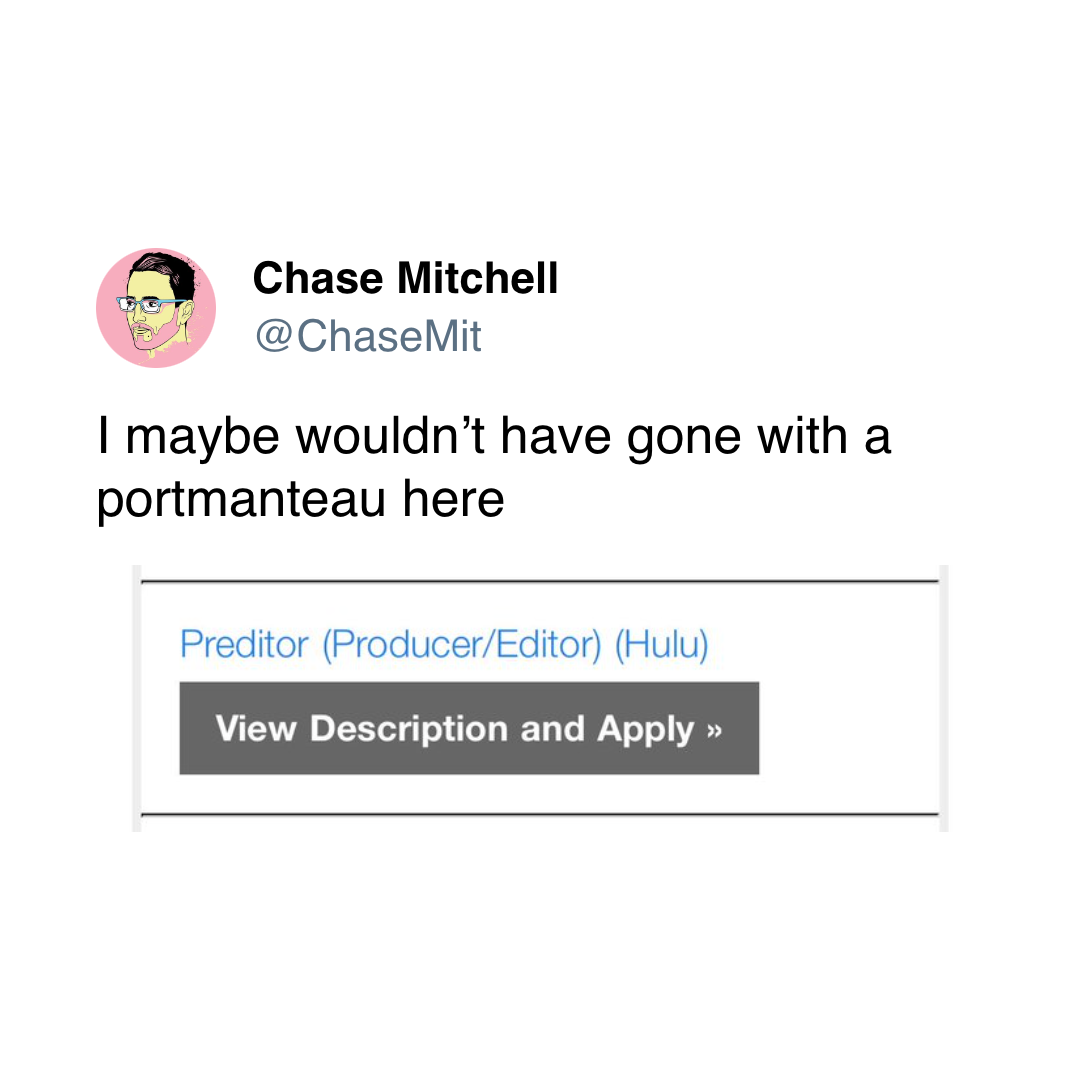 4. The career mashup no one asked for