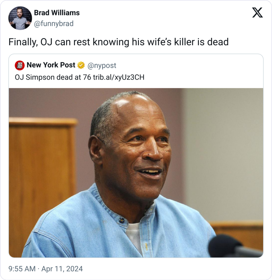 17. The Wife's Killer Is Dead