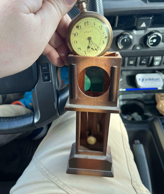 $3.49 for an 1899 B. W. Raymond Elgin railroad watch. Thrifting gods just winked at me