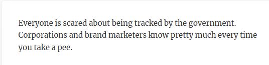 17. Government trackers